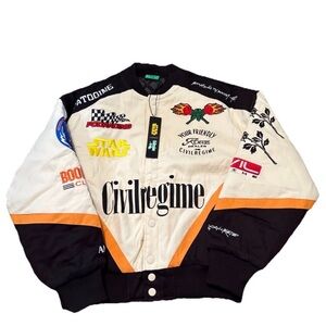 Civil Regime x Starwars racing/ varsity jacket